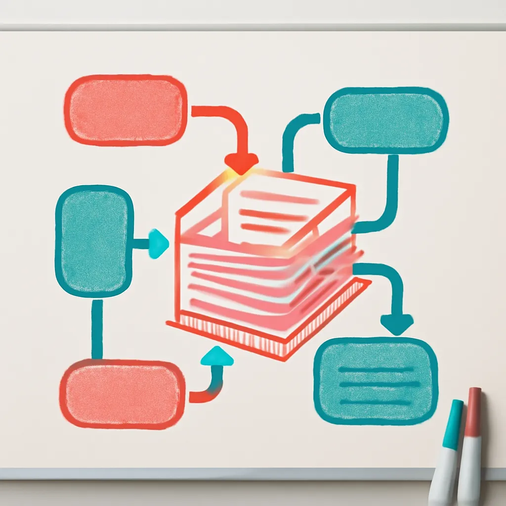 Flowchart illustrating the documentation creation process.