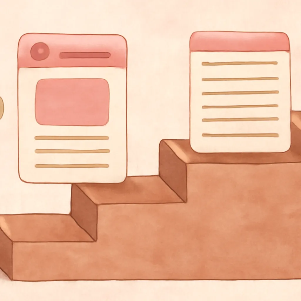 Diagram illustrating the differences between a complete template and a boilerplate.