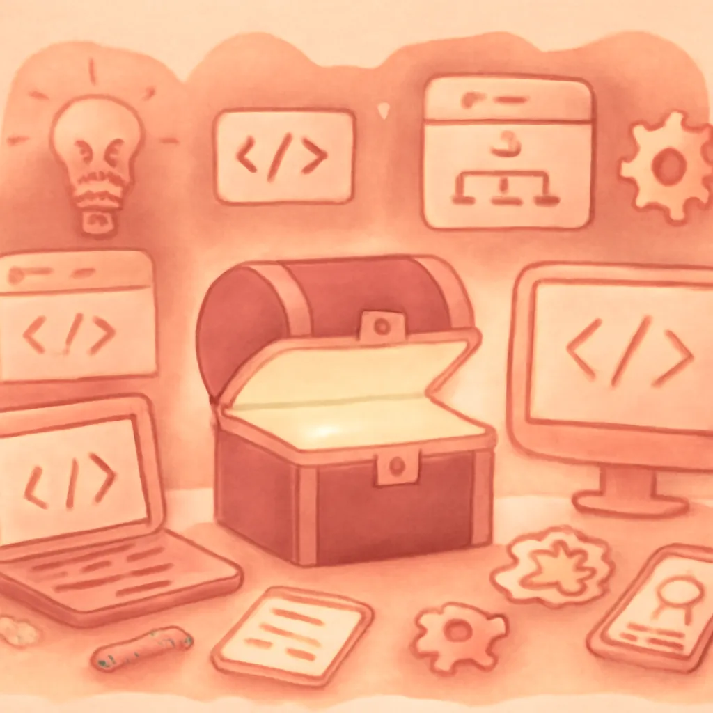 Workspace with development tools, symbolizing creativity in the use of boilerplates.