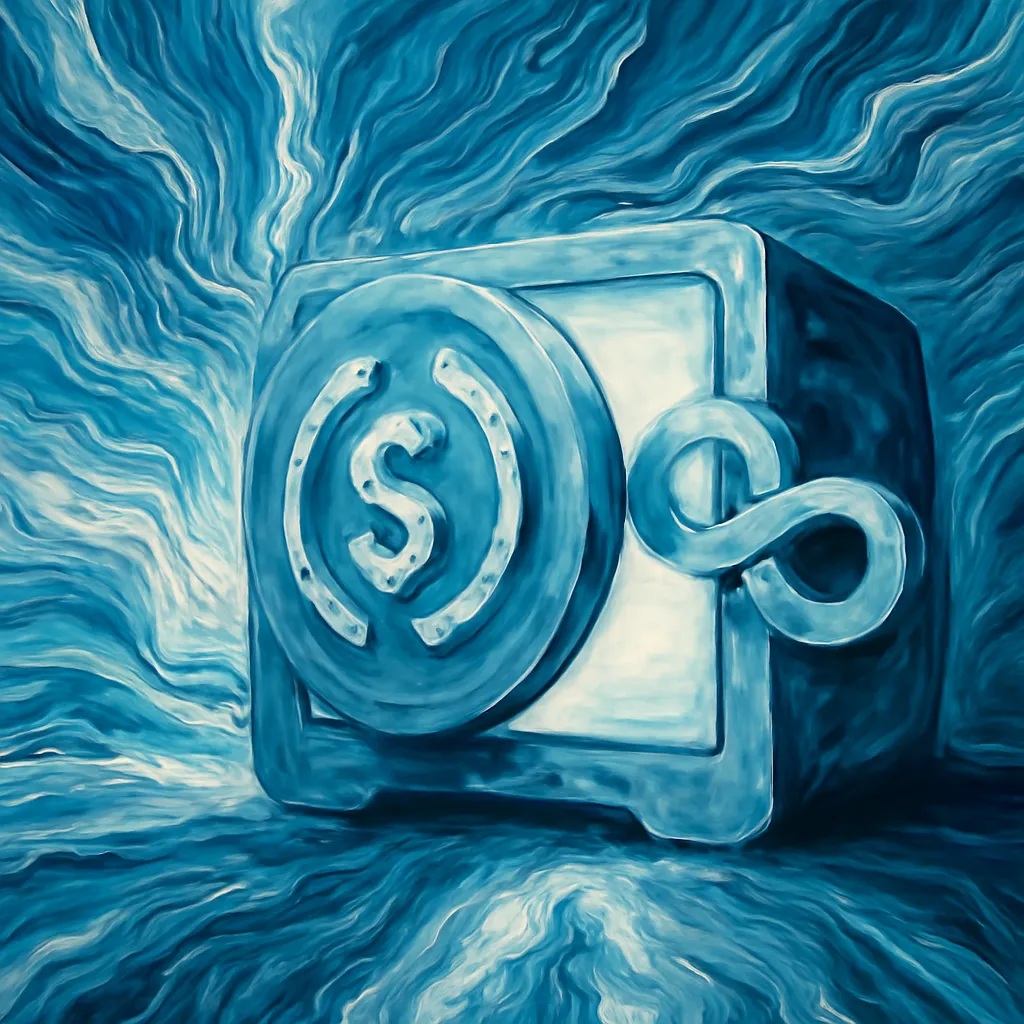 Digital representation of USDC and Polygon in fast transactions.