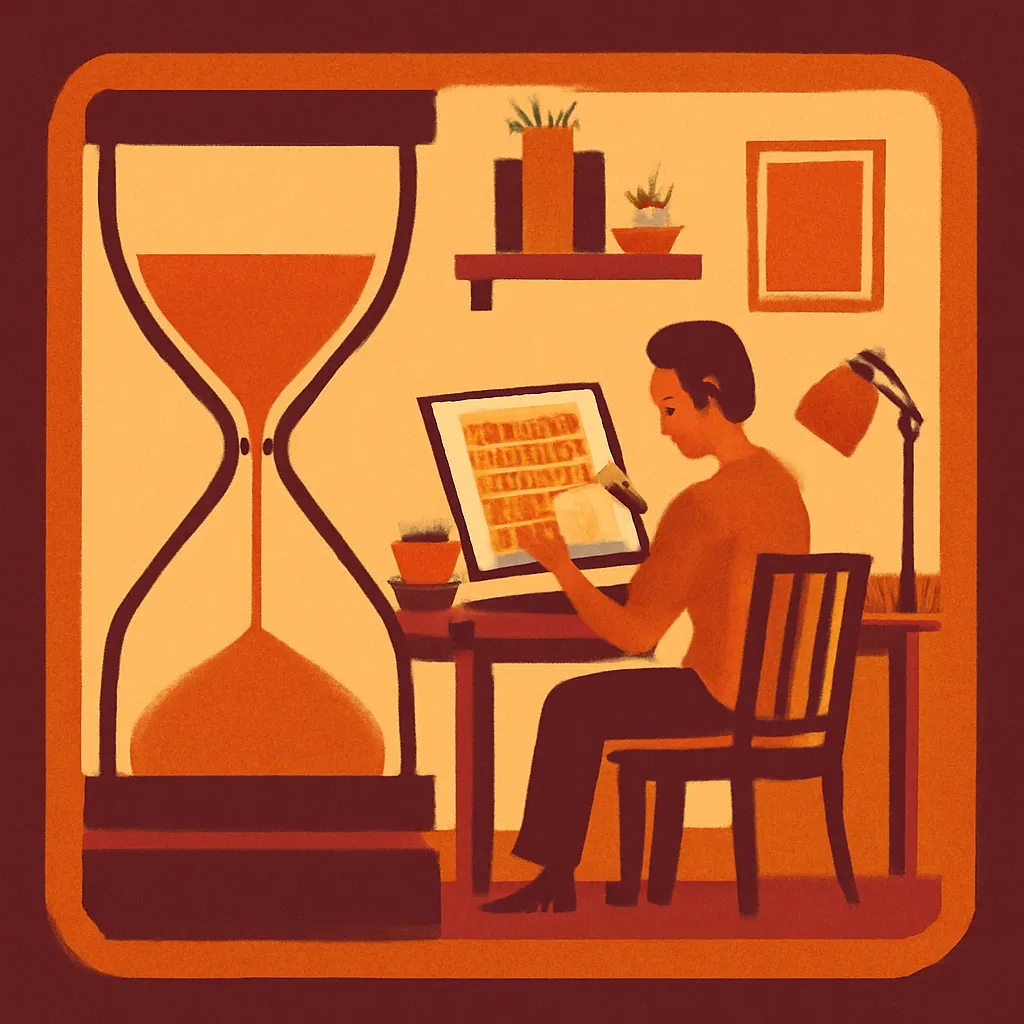 Review of documentation and tutorials on a tablet.